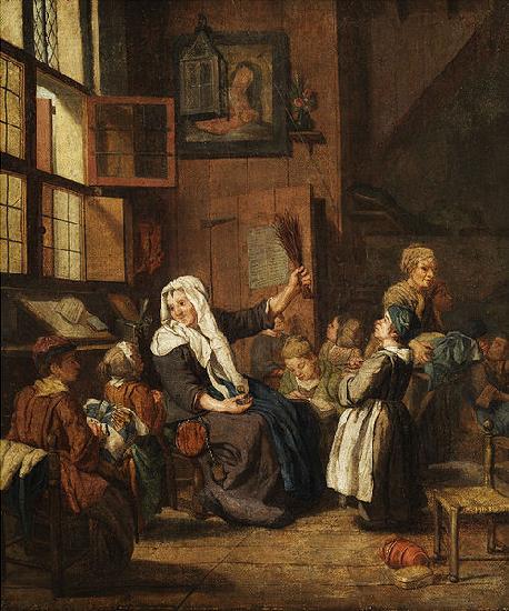 Jan Josef Horemans the Elder Girls school oil painting image